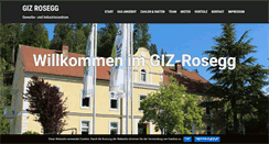 Desktop Screenshot of giz-rosegg.at