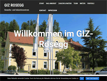 Tablet Screenshot of giz-rosegg.at